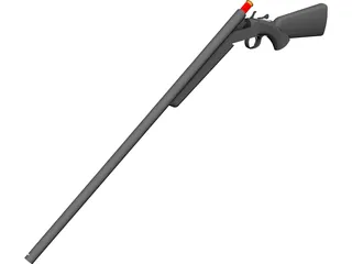 Winchester 12 Gause 3D Model