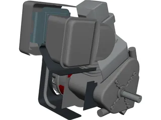 Briggs Baja Engine CAD 3D Model