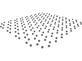 Graphene Layer 3D Model