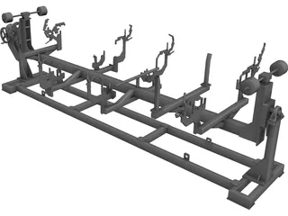 Body DT Test Jig 3D Model