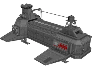 London Transport Ship 3D Model