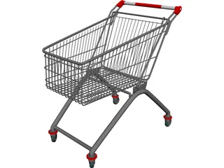 Shopping Cart 3D Model