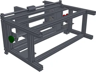 PVC Loading and Packing Machine CAD 3D Model