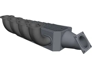 Honda CBR600CC Intake Manifold CAD 3D Model