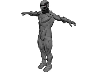 Nanosuit Crysis Traje 3D Model