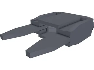 Micro Blade Fuse CAD 3D Model