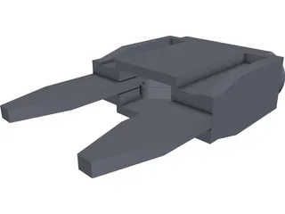 Micro Blade Fuse 3D Model