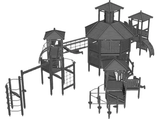 Children Playground 3D Model