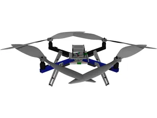 Arducopter Quadcopter CAD 3D Model