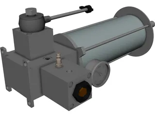 Trabon Lubemaster CAD 3D Model