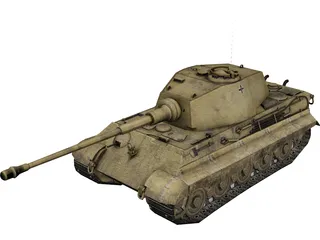 Tiger Tank 3D Model