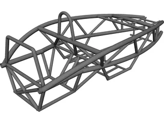Ariel Atom 2 Chassis CAD 3D Model