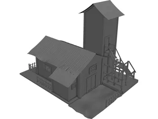 Old Barn 3D Model