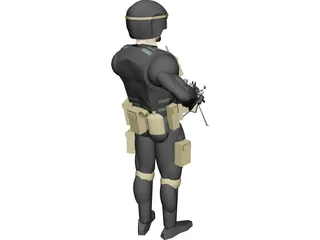 Soldier 3D Model