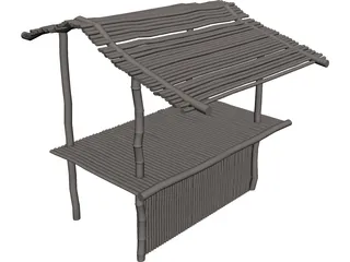 Bamboo Bar 3D Model