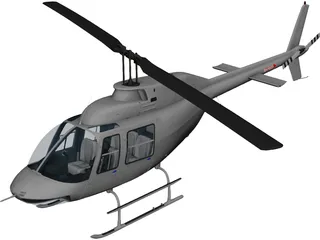 Bell 206 3D Model