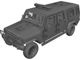 Jeep Agrale Double Cab 3D Model