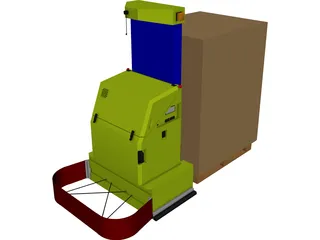 Automated Guided Vehicle [AGV] 3D Model