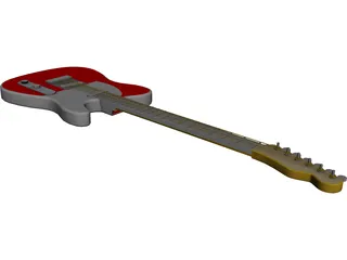 Guitar Electric 3D Model