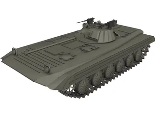 APC Tank 3D Model 3D Preview
