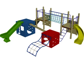 Playground 3D Model 3D Preview