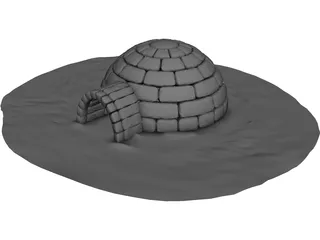 Igloo 3D Model