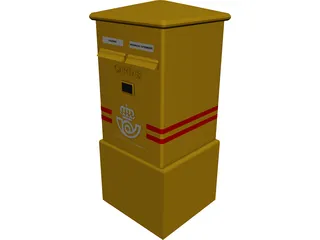 Post Box 3D Model