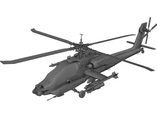 Boeing AH-64D Apache Longbow 3D Model