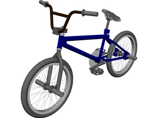 Bike BMX Trial 3D Model