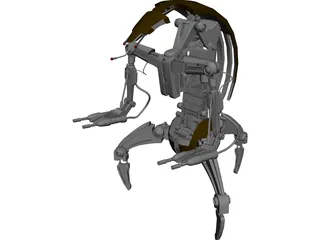 Star Wars Droideka 3D Model