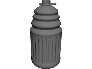 Bottle 128oz 3D Model