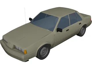 Oldsmobile Firenza 3D Model