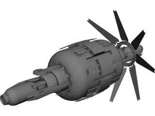 Satellite 3D Model