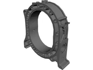 Mazda 12A Rotor Housing 3D Model