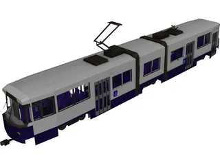 Streetcar 3D Model