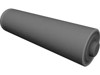 AA Battery 3D Model