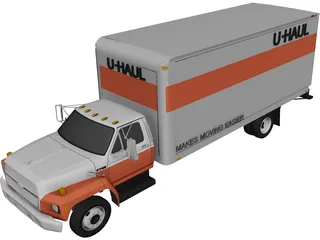 Uhaul Truck 3D Model