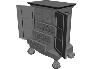 Cabinet of Curiosities 3D Model