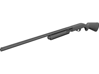 Remington 870 Shotgun 3D Model