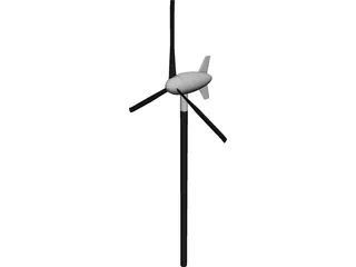 Wind Turbine 3D Model