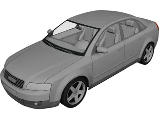 Audi A4 3D Model 3D Preview