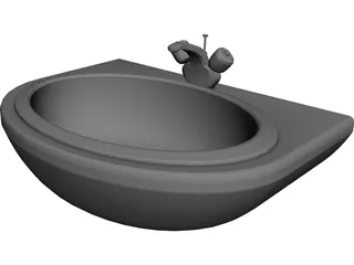 Sink Bathroom 3D Model