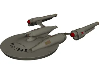 Star Trek Airplane 3D Model
