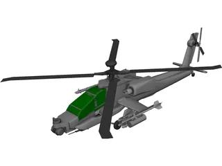 Boeing AH-64 Apache 3D Model