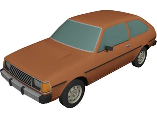 Mazda GLC (1980) 3D Model