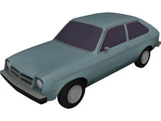 Chevrolet Chevette (1977) 3D Model 3D Preview