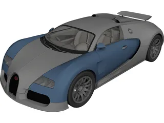 Bugatti Veyron 3D Model 3D Preview