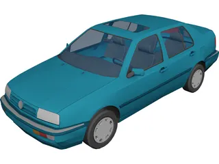 Volkswagen Jetta/Vento (1993)  3D Model