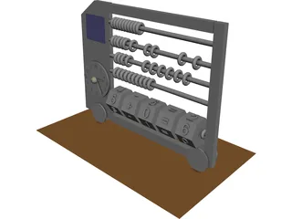Abacus 3D Model 3D Preview