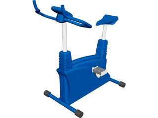 Exercise Bike 3D Model